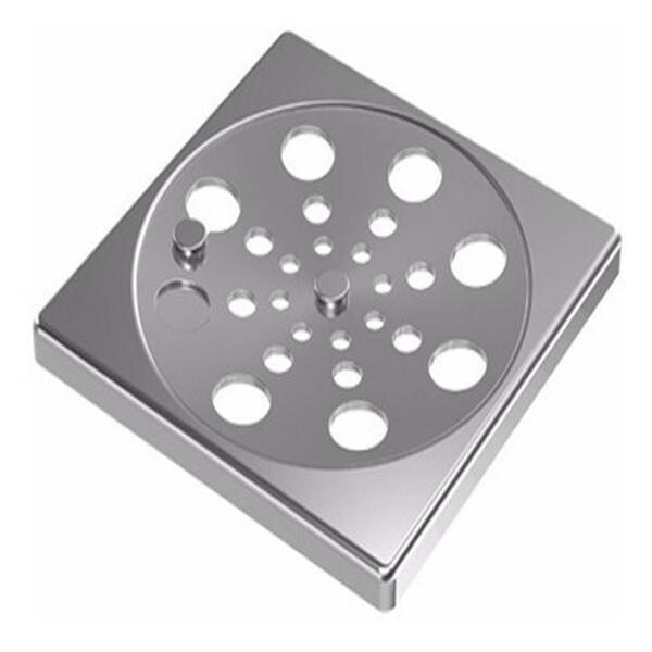 Grelha Quadrada Rotativa Inox 10cm Giqr-10 Central