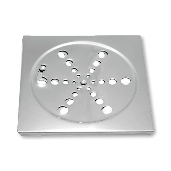 Grelha Ralo 10x10 Aço Inox Quadrado S/caixilho Abre E Fecha F