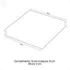 Grelha Ralo Linear Inox Perfurada Jjm 15x15