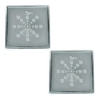 Grelha Ralo Quadrado C/ Caixilho 10 X 10 2 Peças Click On Aço