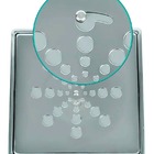 Grelha Ralo Quadrado C/ Caixilho 10 X 10 3 Peças Click On Aço