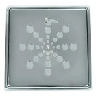 Grelha Ralo Quadrado C/ Caixilho 10 X 10 3 Peças Click On Aço