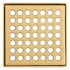 Grelha Ralo Quadrado Grande 15x15 Gold Fani