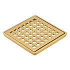 Grelha Ralo Quadrado Grande 15x15 Gold Fani