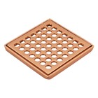 Grelha Ralo Quadrado Grande 15x15 Rose Gold Fani