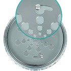 Grelha Ralo Redonda C/ Caixilho 15 X 15 4 Peças Click On Aço