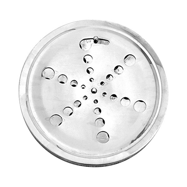 Grelha Redonda 10cm Aço Inox 430 C/caixilho Higiban