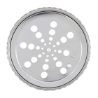 Grelha Redonda Externa Aço Inox 16,4x150cm Prata Over Time