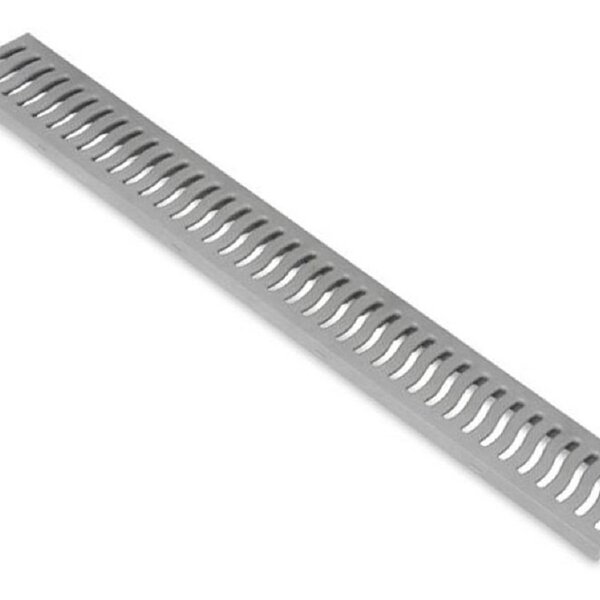 Grelha Reta Roma Para Calha De Piso 100x15x1cm