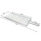 Grelha Retangular Churrasco Miúdos Coraçãozinho 75cm