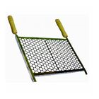 Grelha Retangular Para Churrasqueira Em Aço Inox 60x50com