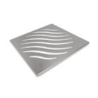 Grelha Tigre Quadrada Inox 100mm 27471349