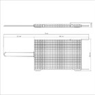 Grelha Tramontina Churrasco Em Aço Inox 75,5 X 27 Cm Tramonti