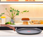 Grill Antiaderente Natural Stone Redondo 30cm Rochedo