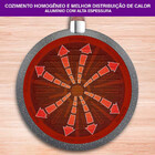 Grill Antiaderente Natural Stone Redondo 30cm Rochedo