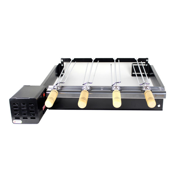 Grill ArtGrill Platinum Baixo com 4 Espetos Bivolt 65x12x22cm Artmill