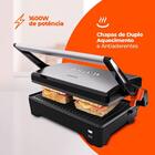 Grill Cadence Inox Chapa Firme 220v
