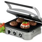 Grill Cuisinart Griddler Gr4-ncbr 5 Em 1 Em Aço Escovado 110v