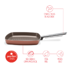 Grill - Curry 24 X 24 X 3 5 Cm Cobre  Brinox
