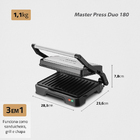 Grill E Sanduicheira Master Press Mondial Pg-01-180 Duo 180 1