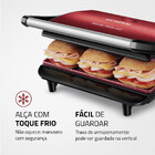 Grill E Sanduicheira Mondial Press Ceramic