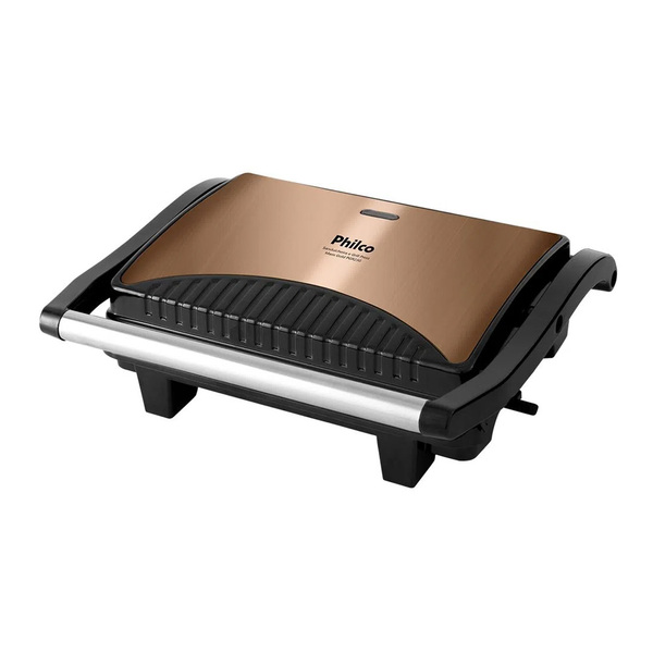 Grill E Sanduicheira Philco Pgr23g Press Maxx Gold Dourado -