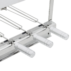 Grill Elétrico Artgrill Giratório Platinum Aço Inox 430 Bivolt com 5 Espetos 70cmx45cm Artmill