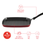 Grill Garlic 24 X 24 X 2 3 0 75l 24 X 24 X 2 3 0 75l Vermelho