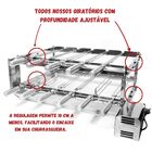 Grill Giratório 11 Espetos Inox 55cm Profundidade - Direito