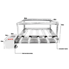 Grill Giratorio Churrasqueira Inox 5 Espetos Motor Lado Esque