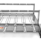 Grill Giratorio Churrasqueira Inox 5 Espetos Motor Weg Bivolt