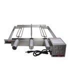 Grill Giratório Inox 3 Espetos Churrasqueiras Pré Moldada Iss