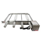 Grill Giratório Inox 4 Espetos Churrasqueiras Pré Moldada Iss
