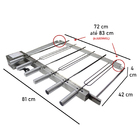Grill Giratório Inox 6 Espetos Churrasqueiras Pré Moldada Iss