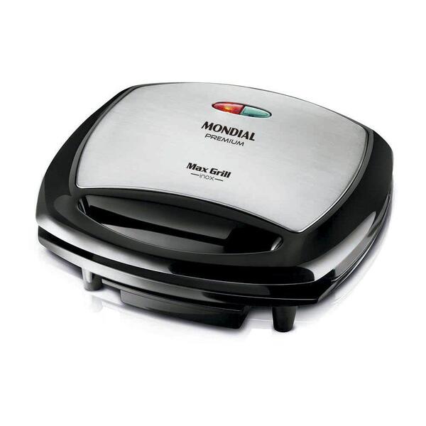 Grill Mondial Max Grill Inox G-07 - 3090-01 Inox/Preto 110V