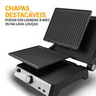 Grill Philco 2 Em 1 Chapas Removíveis E Abertura 180° Pgr50a
