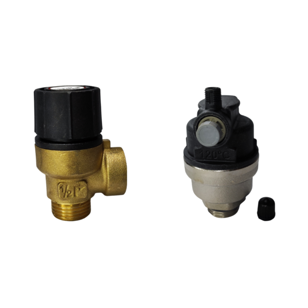 Grupo De Segurança Emmeti Válvula De Segurança + Eliminadora