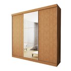 Guarda  Roupa Casal Premium Evidence 205,9cm Com Espelho 3 Po