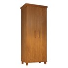Guarda- Roupa Ibiza 2 Portas - 100% Madeira  Mogno Mel