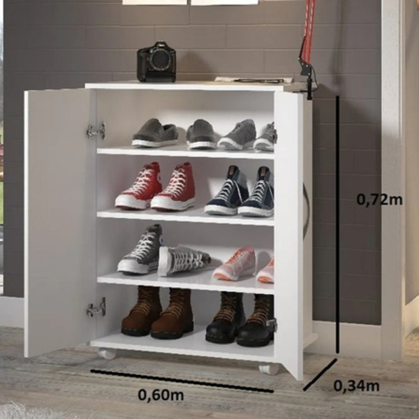 Guarda Objetos Guarda Roupa Sapateira Multiuso Quartos