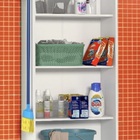 Guarda Porta Livros Multiuso Brinquedos Branco