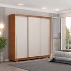 Guarda-roupa3 Portas Elevare Sem Espelhos Freijó/off White