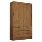 Guarda-roupa 02 Portas De Correr 06 Gavetas Sevilha Cinamomo