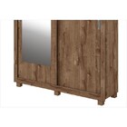 Guarda Roupa 02 Portas De Correr Com Espelho E Pés Novità Car