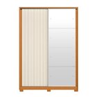 Guarda-roupa 02 Portas De Correr Com Espelhos Frizatto Cinamo