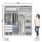 Guarda Roupa 02 Portas Deslizantes Turin Henn