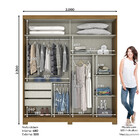 Guarda Roupa 02 Portas Deslizantes Turin Henn