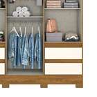 Guarda Roupa 03 Portas 04 Gavetas Lema Henn