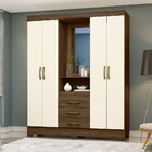 Guarda Roupa 04 Portas 03 Gavetas Nápole Henn