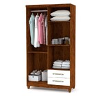 Guarda Roupa 04 Portas E 02 Gavetas Line Imbuia/champanhe - V